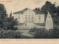 Ljetnikovac biskupa Haulika (sagrađen oko 1840. godine), park Maksimir, razglednica 1904. godina